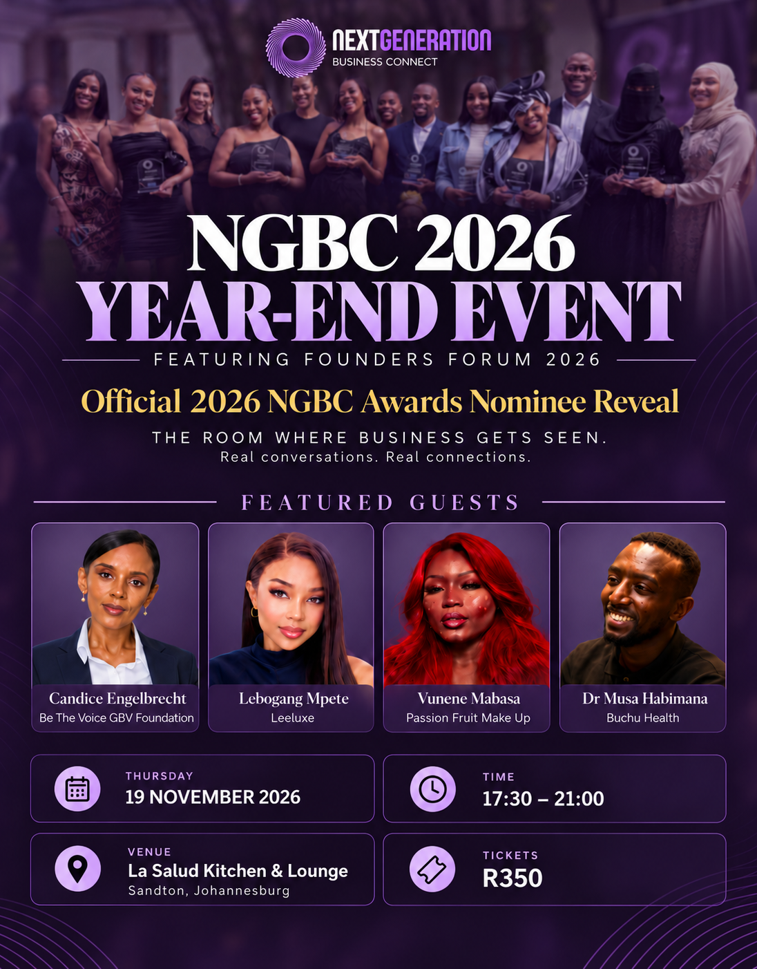 NGBC 2026 Year-End Event poster